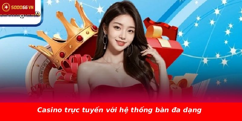 Casino trực tuyến với hệ thống bàn đa dạng