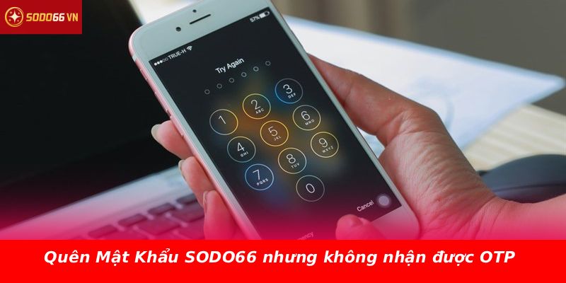 Quên Mật Khẩu SODO66 nhưng không nhận được OTP
